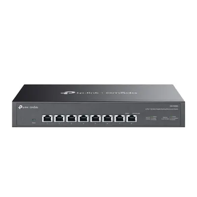 Switch TP Link Omada 8-Port 10G , standarde IEEE 802.3, 802.3u, 802.3ab, 802.3x, 802.1p, 802.3an, 802.3bz, interfata 8× 100Mbps