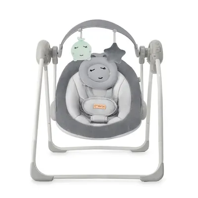 Leagan electric pentru bebelusi Momi Liss Grey