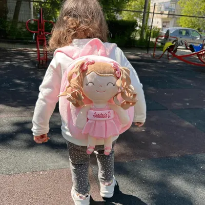 Ghiozdan personalizat Fetita cu codite