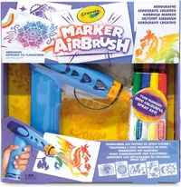 Set pentru pictură cu aerograf Crayola - cu 8 markere