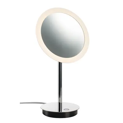 Veioza, Maganda TL LED-uri de interior lampa de masa crom comutator CCT 2700/3000 / 4000K