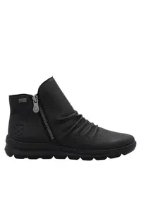 Ghete casual - dama - Z0056-00 negru - piele naturala - Negru