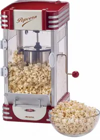 Mașină de făcut popcorn Ariete – XXL Party Time 2953, 310 W, 2,4 l, roșie