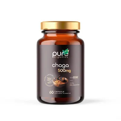 Chaga – Antioxidant celular - 60cps PureOrganics