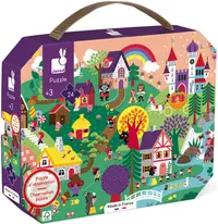 Puzzle de observatie pentru copii Janod - Povesti, 24 piese