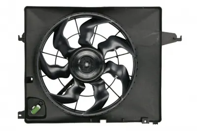 Ventilator radiator (cu carcasa) potrivit HYUNDAI SANTA FE II, SANTA FE III 2.4 07.10-12.18