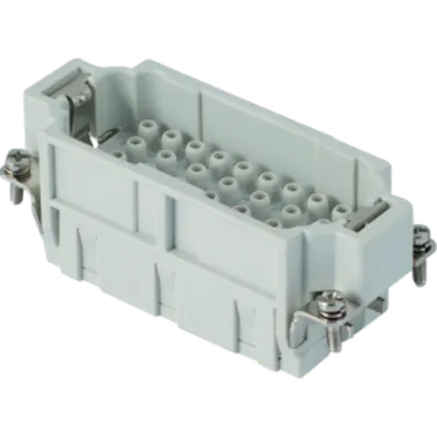 Contector industrial Tata - 77X27 - 32P + E 16A 500V / 6kV / 3 - CRIMP CONNECTION - GRI