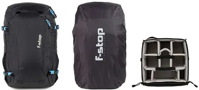 Rucsac F-Stop - Kashmir UL, Medium, 30l, negru + geanta si pelerina de ploaie