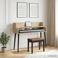 vidaXL Birou de studio Stejar Sonoma 152 x 40 x 19,5 cm Lemn prelucrat