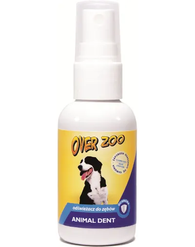 OVER ZOO Solutie pentru curatat dintii la carnivore 50 ml