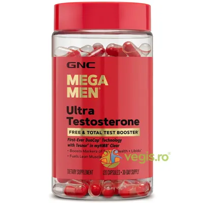 Formula Avansata pentru Cresterea Testosteronului Liber si Total Mega Men 120cps