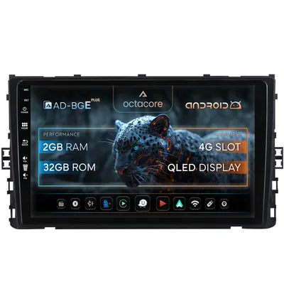 Navigatie Volkswagen Transporter Caravelle (2020+), Android, E-Octacore 2GB RAM + 32GB ROM, 9 Inch - AD-BGE9002+AD-BGRKIT041V6