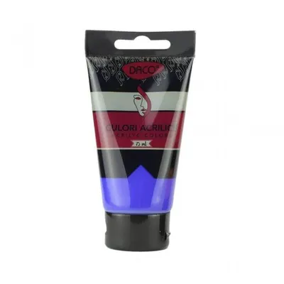 Culori acril 75 ml DACO, albastru ultramarin