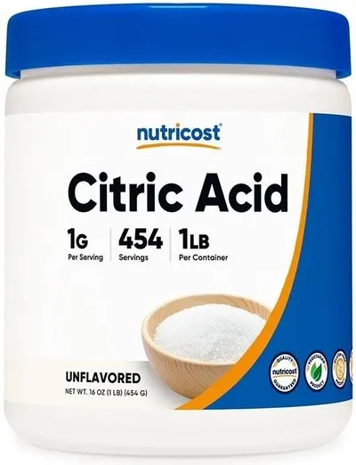 Citric Acid, 454 g, Nutricost