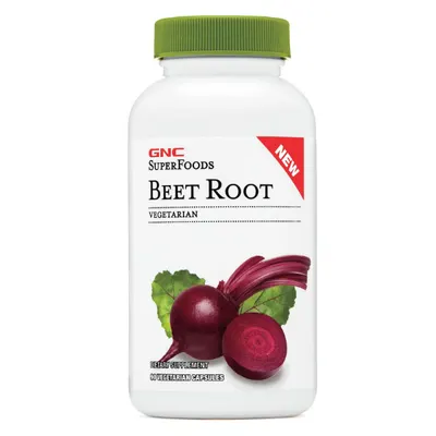 Radacina de sfecla rosie Beet Root, GNC | 90 capsule