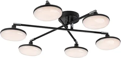 Candelabru LED Rabaux - Madi 71063, IP20, 24W, 2350-3000lm, 3000K, negru mat