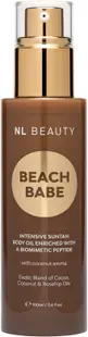 NL Beauty Ulei de corp pentru bronzare mai rapidă Beach Babe, Coconut, 100 ml