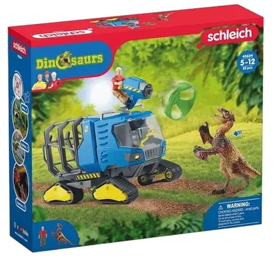 Set de joc Schleich Dinosaurs - Camion cu șenile