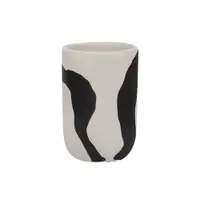 Suport pentru periuța de dinți negru-alb din ceramică Icon – Mette Ditmer Denmark