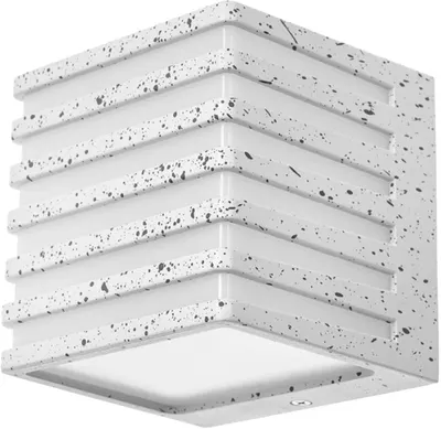 Aplica LED exterior Elbulgaria - Stockholm, 12W, IP44, 4000K, mică, albă