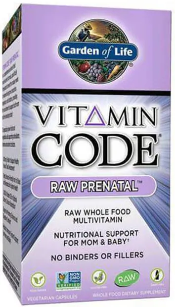 Vitamin Code RAW Prenatal, 180 capsule, Garden of Life