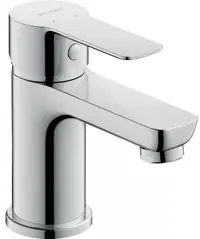 Baterie lavoar Duravit A.1 A11010002010, marime S, cartus ceramic, monocomanda, 125 mm, Crom lucios
