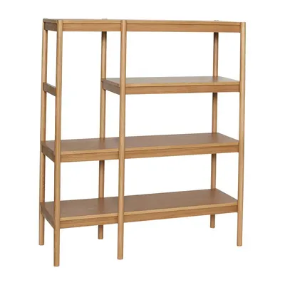Etajeră în culoare naturală cu aspect de lemn de stejar 120x140x42 cm Seize – Hübsch