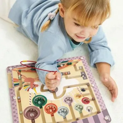 Puzzle labirint - cursa unicornului fantastic