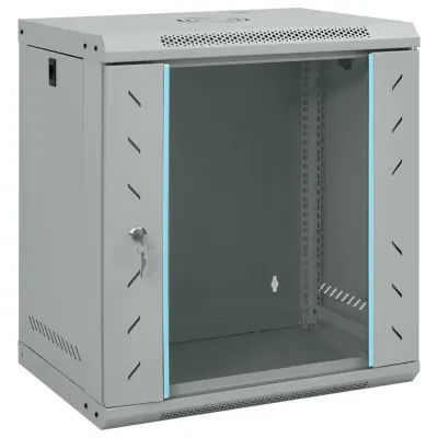 vidaXL Dulap de rețea cu depozitare Gri 53 x 45 x 60 cm Oțel