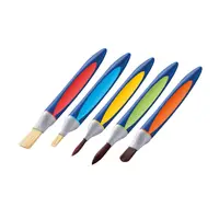 Pensule, 5buc/set, nr.6,6,10,10,12 varf rotund si drept, Pelikan Griffix