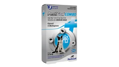 Antiparazitar caini Pestigon Combo M (10-20 kg), 3 pipete