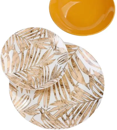 Serviciu de masă Morello - Malibu, 18 piese, Yellow