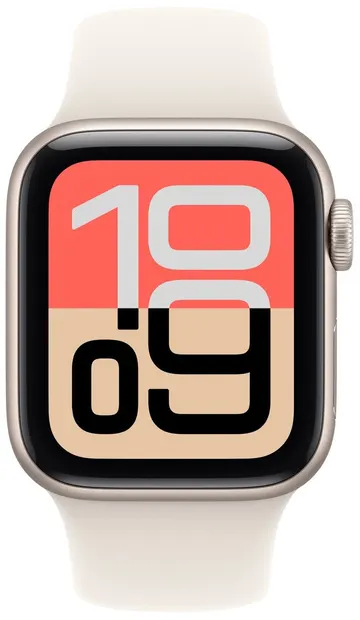 Ceas inteligent Apple - Watch SE 3, 40mm, M/L, Aluminium/Starlight