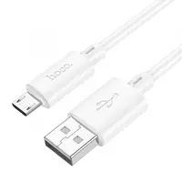 Cablu Date si Incarcare USB-A - microUSB HOCO X88, 18W, 1m, Alb