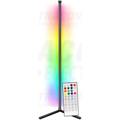 Lampa pardoseala RGBW Corner 12W Tuya smart - control din telecomanda si telefon