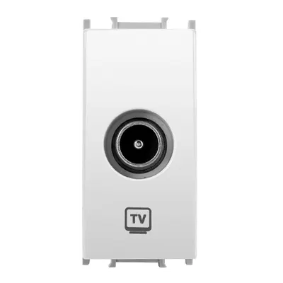Priza TV alb 1 modul 0 Db Thea Optima