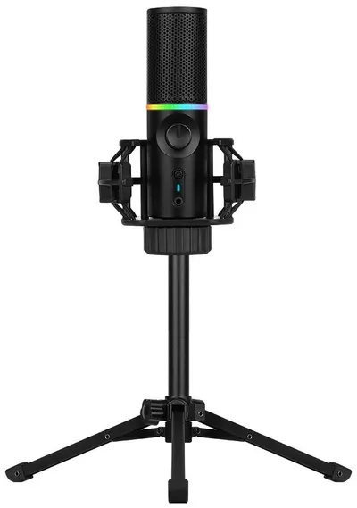 Microfon Streamplify - Microfon RGB, negru