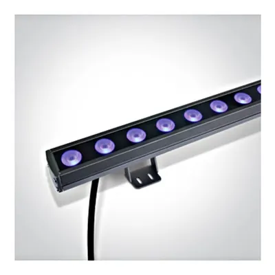 Cursi LED 24x1,5WW RGB 30° IP66 gri