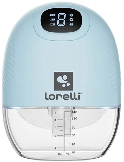 Pompa electrică pentru lapte matern Lorelli - Hands Free, Alice, albastră