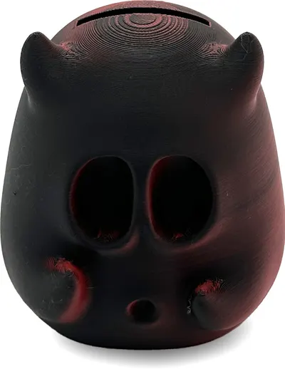 Print 3D de la 3D Morph Lab - Pușculiță, elf, negru și roșu