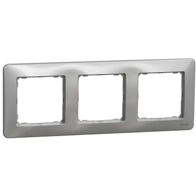 Rama tripla, Schneider, SDD313803, Sedna Design, aluminiu