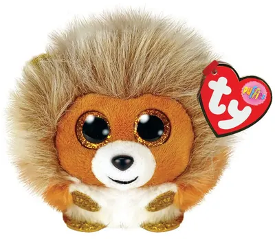 Jucărie de pluș Ty Toys Beanie Balls - Leu Caesar, 8 cm