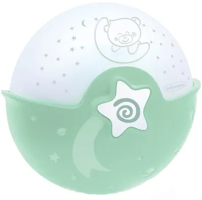 Proiector cu lumină relaxantă 3 în 1 Infantino – Verde