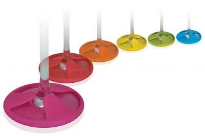Suport pentru pahare din silicon Vin Bouquet - 6 buc