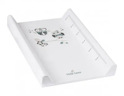 Salteluta de infasat cu intaritura Tega Baby 70x50 cm Bufnita alba