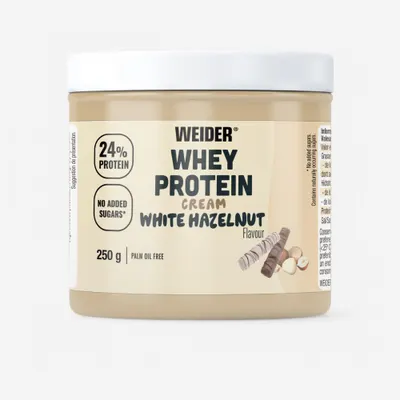 Cremă tartinabilă cu proteine de ciocolată albă cu alune Whey Protein Cream 250g
