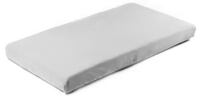 Lenjerie de pat pentru bebeluși cu elastic Sensillo - Jersey, 140 x 70 см, gri, bumbac