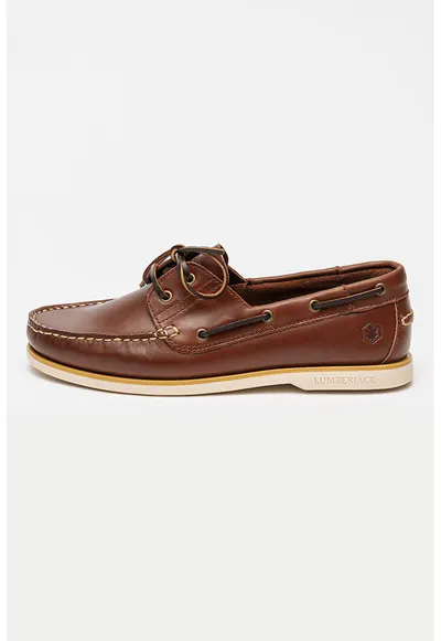 Pantofi loafer din piele Navigator - Maro