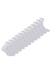 Set de sosete scurte unisex - 12 perechi - Alb