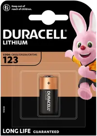 Baterie litiu Duracell - 123, 1 buc.